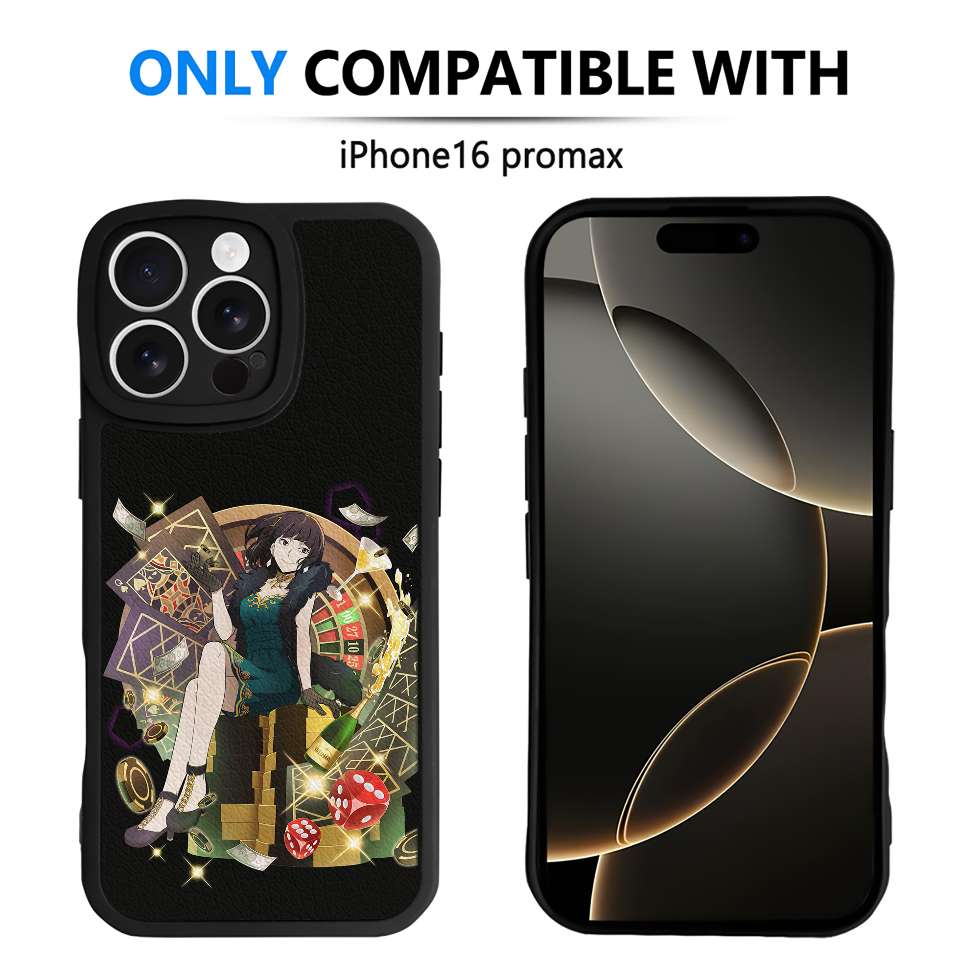 （画像用） 文豪ストレイドッグス Bungo Stray Dogs 【iPhone 16シリーズ対応】シリコンスマホケース（レザー調） 材質：シリコン